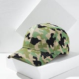 Riolio  Streetwear Camouflage Baseball Cap for Men and Women Unisex Cotton Duckbill Hat Plain Fashion for Outdoor Sunshade Sport Hiking