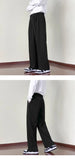 Riolio  New Fashion Male Suit Pants Light Luxury Draped Cropped Button-down Business Casual Pants Premium Slim-fit Elegant Dress Trouser