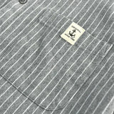 Riolio  Autumn Winter Men Casual Vertical Stripes Plus Velvet Shirt Cotton Long Sleeve Comfortable Daily Tops Button Down Shirts Coat