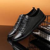 Riolio  Shoes for Men New Designer Fashion Black Casual Sneakers for Men Spring Autumn Soft-soled Man Sports Shoes