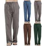 Riolio  Oversized Harajuku Trousers Men Loose Cotton Linen Pants Gym Sweatpants Men Training Jogger Pants Casual Sport Pants Man Clothes