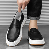 Riolio High Quality Classic Men's Casual Loafers Driving Shoes Moccasin Fashion Male Comfortable Genuine Leather Men Lazy Dress ShoesDRESS TO IMPRESS