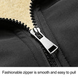 Riolio Men Winter Autumn Jacket Denim Inner Fleece Thicken Winter Jeans Jacket Coat Men's Turn-down Velvet Jacket Mens Fur Parkas