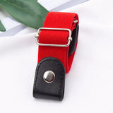 Riolio  New Adjustable Belts for Women Buckle-Free Waist Jeans Pants No Buckle Stretch Elastic Waist Men Canvas Belt Lazy Invisible Belt