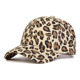 Riolio Children Leopard Print Baseball Caps Spring Autumn Outdoor Adjustable Casual Hats Boy Girl Travel Sunscreen Hat