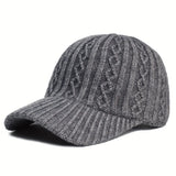 Riolio  Winter Baseball Cap Korean Version Trendy Fashionable Face-Slimming Japanese Versatile Warm Duck Tongue Hat