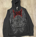 Riolio Harajuku Tapout Hoodie Gothic Embroidery Hoodies Women Y2k Casual Loose Oversize Hip Hop Korean Punk Long Sleeve Zipper Tops