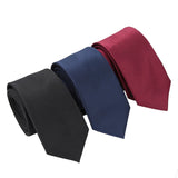 Riolio  Mens Ties Champagne Red Black Solid Skinny Necktie Women Casaual Dress Gifts Wedding Neck Ties for Men Groom Shirt Accessories