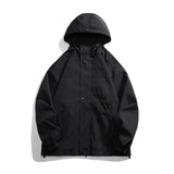 Riolio Spring Fashion Hooded Men's Jacket Streetwear Windbreaker Bomber Jackets For Men Oversize Women's Coat