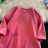 Riolio swag outfits men Quality Oversized Acid Washed Y2K T Shirt Women Vintage T-shirts Streetwear Mineral Wash Tee Shirts Girl Loose Luxury Brand Tops