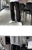 Riolio Korean Style High-end Straight-leg Casual Pants Men's Spring Summer Loose Trousers American 2025 New Trendy Wide-leg Pants Chic