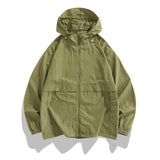 Riolio  Spring Summer Men Lightweight UV Protection Hooded Jackets Outdoor Quick Dry Men Suncreen Waterproof Hiking Hooded Coats