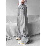 Riolio Wide Leg Sweatpants Men Oversize Gray Sports Pants Sportswear Casual Trousers Male Loose Korean Streetwear Hip Hop