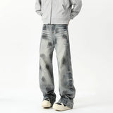 Riolio  Autumn Jeans Men's New Denim Pants wash jeans New Fashion High Quality Washed Male Jeans Loose Wide Leg Trousers Straight