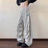 Riolio  Men Trousers Textured Pleated Casual Pants Autumn Streetwear Fashion Daily Outdoor Versatile Loose Straight Pants Men'S Clothing