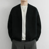 Riolio  American Retro Cardigan Coats Light Luxury Knitted Long Sleeve Men Sweater Jackets Winter Leisure Premium Quality Knitwear M-3XL