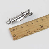 Riolio  Jewelry Cute Beard Tie Clip Gentlemen Classy Necktie Bar Clasp Clip Pin Anchors Fishhook Feather Shape Multi-functional Clamp