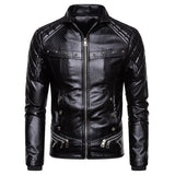 Riolio New Design Motorcycle Bomber Add Wool Leather Jacket Men Autumn Turn Down Fur Collar Removable Slim Fit Male Warm Pu Coats