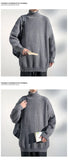 Riolio  Sweater men 2025 New Men Knitwear Solid High Neck Sweater Soft Warm Comfortable Winter Pullover Fashion Casual Warm Sweater