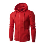 Riolio Autumn Men Sweatshirts Long Sleeve Jacket Hoodie Zipper Closure Jacket Male Hoodies Sweatshirt Slim Fit Male Clothing