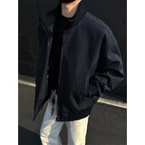 Riolio New Spring Autumn Men's Bomber Jackets solid Casual Male Outwear Windbreaker Jacket Mens Zipper Baseball Uniform Coats Clothing