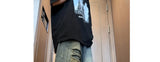 Riolio Beggar jeans men Vintage Streetwear Ripped Hole Jeans Men Women Harajuku Aesthetic Wide Leg Denim Trousers Unisex Straight Pants