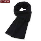 Riolio  Luxury Scarf Man Winter Warm Wool Scarf For Men Cashmere Scarves Casual Plaid Male Long Pashmina Outdoor Shawls Man Muffler Gift