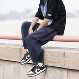 Riolio  Versatile Trendy Casual Pants Harajuku Lazy Pop Art Style Ins Simple Fashion New Style