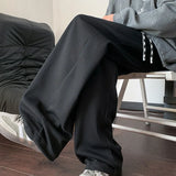 Riolio Black Casual Pants Men Fashion Oversized Wide Leg Pants Men Streetwear Loose Sweatpants Mens Sports Pants Male Trousers M-3XL