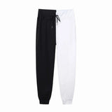 Riolio Men's Hoodie Black White Army Green Red Hooded Color Block Fleece Cool Casual Winter Clothing Apparel Hoodies Sweatshirts