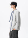 Riolio  hoodie Men Solid Color Round Neck Sweatshirt Long Sleeve Pullover Soft Comfortable Crewneck Sweatshirt For Autumn Casual Wear