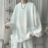 Riolio  Hoodies Jacquard Sweatshirt Mens White Pullover Streetwear Casual Fashion Clothes Mens Oversized Korean Harajuku T Shirt