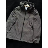 Riolio  Men's Lightweight Hooded Windbreaker Jacket Plus Size Casual Outdoor Hiking Running Jacket with Zipper Pockets Running Coat