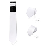 Riolio  2pcs Man Tie Classic Business Necktie Blue Wine Pink Solid Color Smart Casual Suit Necktie Striped Plaid Paisley Neck Gravatas