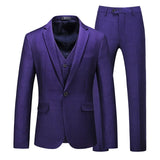 Riolio  Casual Wedding Groomsmen Suit Set Men's Business Casual Professional Three-piece Suit Comfortable Fit Cross-Border Menswear
