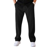 Riolio  Spring Summer Men Fashion Trousers Loose Casual Pants Breathable Sport Gym Trousers Oversized Joggers Straight Pants Man Clothes