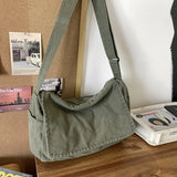 Riolio  Men'S Minimalist Large Capacity Messenger Bag, Casual Shoulder Bag, Suitable for Vacation, Outdoor Activities, Daily Commuting