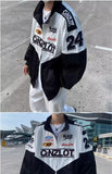 Riolio Retro Racing Jacket Men's High-end Motorcycle Jacket Spring Autumn Ins Fashion Brand Fashion Trend Embroidered Baseball Uniform