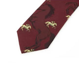 Riolio  New Year Horse Neckties Adult Animal Flower Red Neck Ties Luxury Casual Polyester 8cm Tie Wedding Suit Accessories
