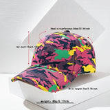 Riolio  Streetwear Camouflage Baseball Cap for Men and Women Unisex Cotton Duckbill Hat Plain Fashion for Outdoor Sunshade Sport Hiking