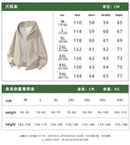 Riolio  Jacket Mens 2025 Fall New Hooded Jacket Streetwear Trendy Outerwear Innovative Fabric Casual Coat Urban Style Lightweight