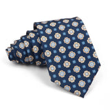 Riolio  High Quality Classic Men's 7.5cm Tie Soft Smooth Green Blue Colorful Paisley Flower Necktie Daily Wear Business Accessories Gift