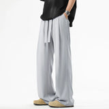 Riolio  Drapey Men's Trousers New Spring/summer Loose Straight-leg Casual High-waisted Wide-leg Pants