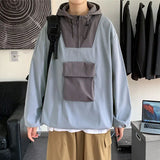 Riolio  Workwear Jacket for Men Spring and Autumn Couples Street Hooded Pullover Assault Jacket Loose Casual Jacket