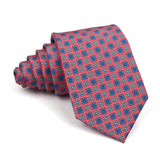 Riolio  High Quality Classic Men's 7.5cm Tie Soft Smooth Green Blue Colorful Paisley Flower Necktie Daily Wear Business Accessories Gift