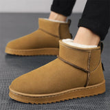 Riolio Winter New Men Snow Boots Women High-top Sports Shoes Fashion Casual Shoes Fur Cotton Warm Comfortable Lightweight 39-46