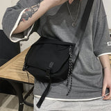 Riolio  Crossbody men's tide ins Japanese cross-bag students Korean leisure tooling postman small bag shoulder bag