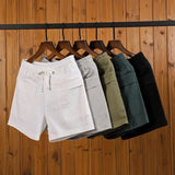Riolio  Men's Utility Cargo Shorts Above Knee Loose Fit Summer Casual Thin Mid Thigh Shorts