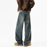 Riolio  High-quality Jeans men Wide Leg Jeans Male Loose Straight Denim Pants  Autumn Harajuku Blue Jean Trouser Streetwear Clothes 2025