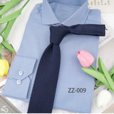 Riolio  Classic Knitted Neck Ties For Men Women 6cm Soft Narrow Green Navy Neckties Casual Shirt Daily Wear Suit Accessories Cravat Gift